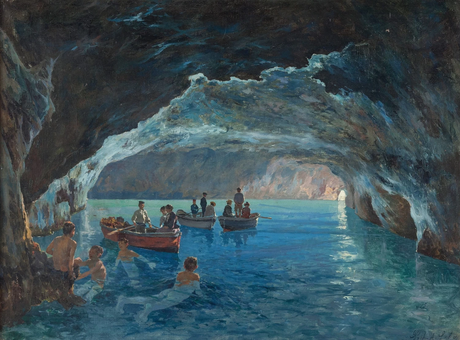 La grotta azzurra